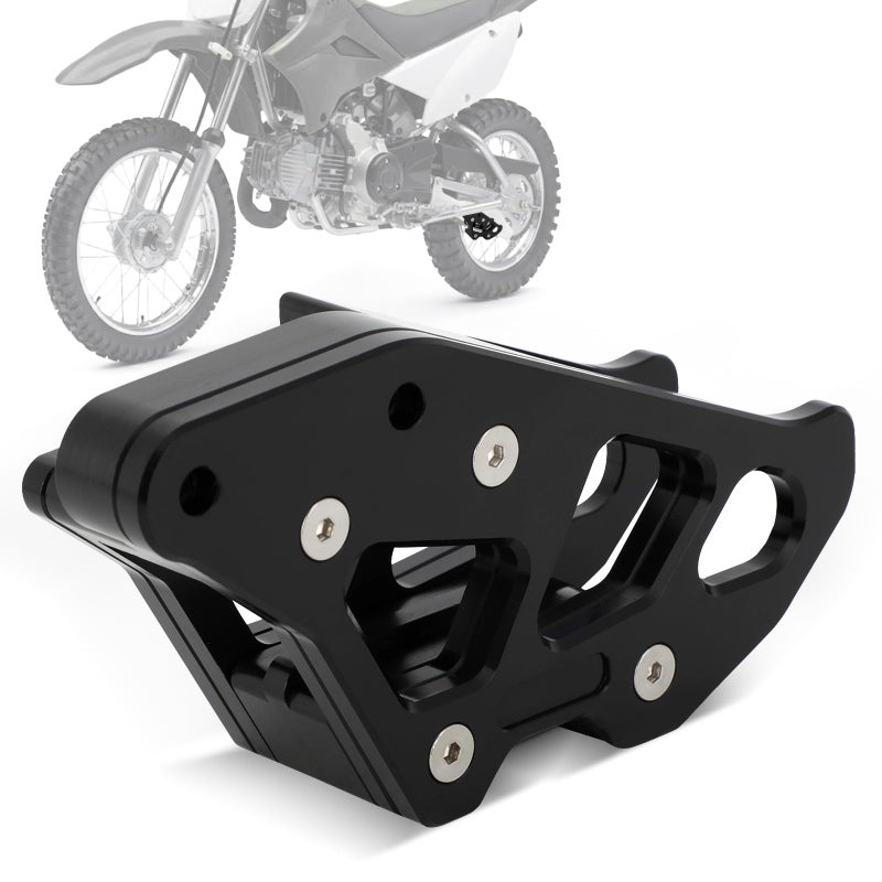 USTPO Chain Guide Guard Protection CNC for KLX110 KLX110L KLX 110 110L 20102023 Pit Bike Black